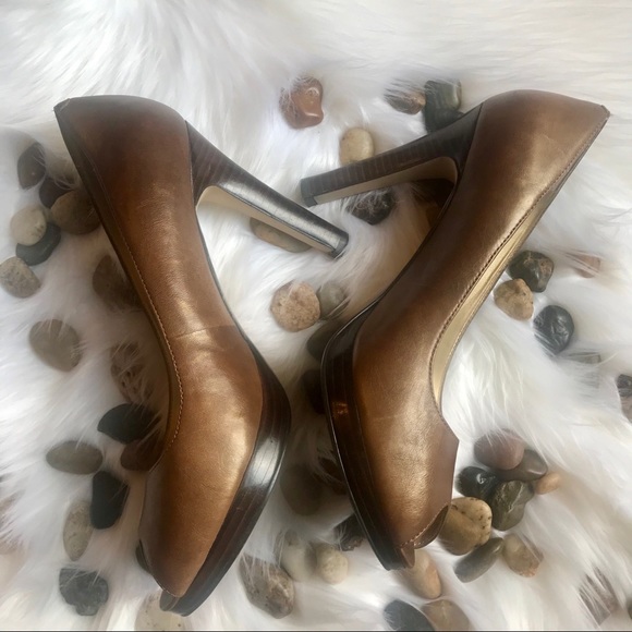 Nine West ‘Francisco’ Peep Toe Heels - Picture 4 of 8